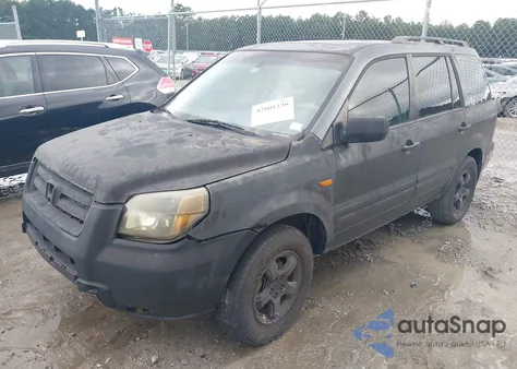 2006 Honda Pilot Ex from USA, damaged, VIN 5FNYF286X6B047830